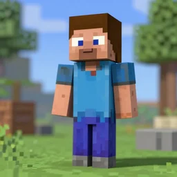 Donald Trump minecraft skin. 4k HD screenshot, bokeh, Ray tracing