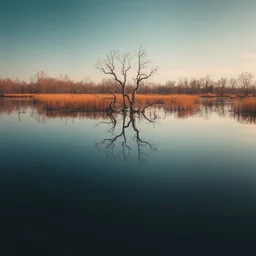 fineart @ _ _ _ garner photographic submerged reflections rural swamp