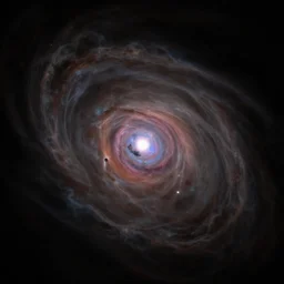 hubble hst nasa deep field darkened color corrected underexposed