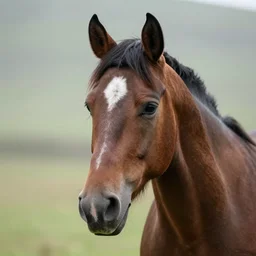 a horse with a human head