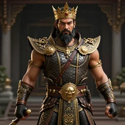the king of Thailand in Mortal Kombat XII, 4k, detailed,