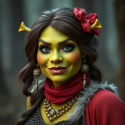 shrek as a female super model