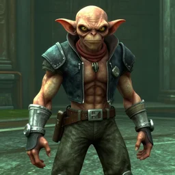a screenshot of gollum as solid snake in metal gear solid 1,
