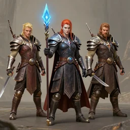 dungeon & dragons characters series, real photograph