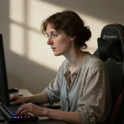Virginia Woolf as a pro e-sports player