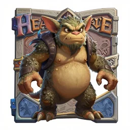 Full body Hearthstone official professional art, with realistic beautiful body & face & eyes. Every following words is important: A angry murloc hunting. Completly coherent and well drawned physical body parts, ArtStation. Very detailed hands with 5 coherent fingers.