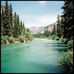 photo, green river wyoming, kodak ektachrome 1 2 0,