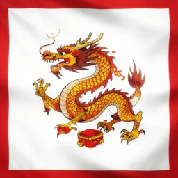 modern flag of the dragon empire