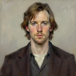 portrait of the dude from the big lebowski, he's a prophet, impressionism, muted colors, brushstrokes, high detail, sharp
