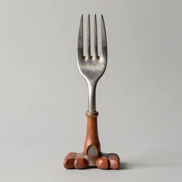 An animatronic fork