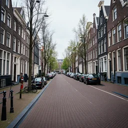 a photo of the city streets of the netherlands
