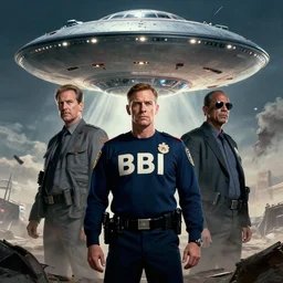 fbi agent in front of a crashed ufo, beksinski, wayne barlowe, very coherent symmetrical artwork, cinematic, hyper realism, high detail, octane render, 8 k