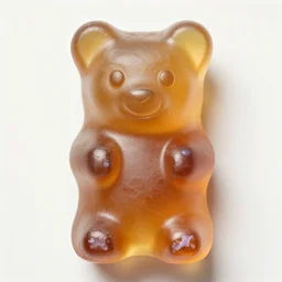 gummy bear in the shape of j - lo, portrait photography