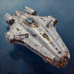 an insanely intricate detailed beautifull oil painting of a speceship, unreal engine, octane render, redshift, 8 k resolution, colorfull, intricate reflexions, soft harmonic lighting, cinematic, subsurface scattering, anti aliashing,