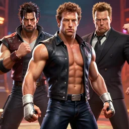 mark zuckerberg character in tekken 5 fighting elon musk