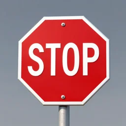 stop sign octane render 8 k uhd