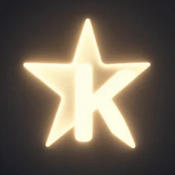 a glowing star pattern, 4 k, hdr