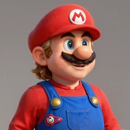 Portrait of Hillary Clinton as super mario, fantasy, highly detailed, digital painting, artstation, concept art, sharp focus, illustration, art by Tony Sart and artgerm and randy vargas