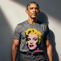 Obama Hulk by Beeple with some Andy Warhol influence