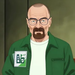 japanese anime remake of Breaking Bad, still capture