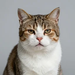 portrait of a very sad crying cat, studio lighting, model, HDR, 24MP, trending on artstation