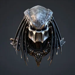 frontal view. bifurcated jaw. long sharp chelicerae spartan helmet. artstation greg rutkowski, functionals. octane render, unreal engine 6, epic game graphics, the predator. respawn, cyberpunk, conceptual art, ray tracing