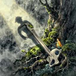 animation key shot of dark shadows, moss, slime, nausicaa, dark roots, by jean baptiste monge, studio ghibli, pixar and disney animation, sharp, disney concept art watercolor illustration by alphonse mucha and alena aenami, pastel color palette, darkness, foreboding, foggy