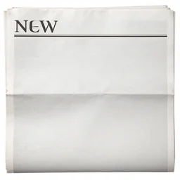 blank newspaper
