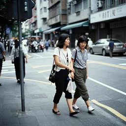 taipei street by vivan maier