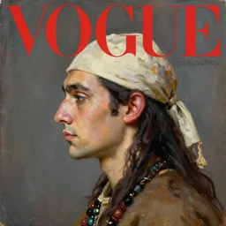 shaman, vogue magazine, elle magazine, instagram fashion, ilya kuvshinov, john singer sargent, trending on artstation, oil painting, side profile portrait, intricate