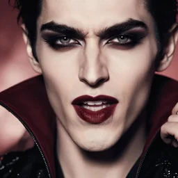 close up face ( ( ( ( ( female ) ) ) ) ) male portrait vampire
