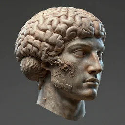 an intricately detailed ultra - realistic unreal engine 5 rendering of a portrait of vitruvian brain, concept art, intricate details, highly detailed, photorealistic, octane render, 8 k uhd art by kilian eng