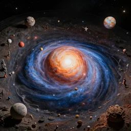 diorama of the universe