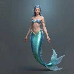 stunning artstation style portrait painting of a mermaid bodhisattva, 8 k masterpiece, curvy, slim build, full body view, wide view cinematic lighting, pristine clean design, fantasy, insanely detailed, atmospheric