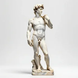 stylized rainbow bismuth ornate statue full body made of marble of caesar, perfect symmetrical body, perfect symmetrical face, hyper realistic, hyper detailed, by johannen voss, by michelangelo, octane render, blender, 8 k, displayed in pure white studio room