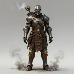 1 5 th century spanish soldier, steampunk, cogs side equipment, vapor and steam, game character concept art, wide view, high detailed, full perfect, full body, symmetrical portrait, high detail, by craig mullins, peter mohrbacher, unreal engine, octane rendered, 8 k, dark beauty, trending on artstation
