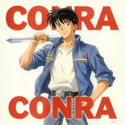 vintage movie poster art for contra by trending pixiv fanbox, watercolor, style of makoto akihiko yoshida takashi stephen bliss yoshiyuki and agnes cecile 4 k concept art