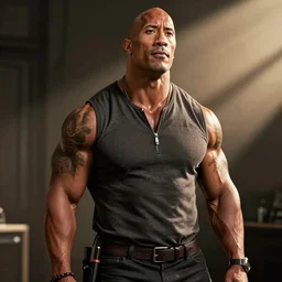 Dwayne Johnson cosplaying as Saul Goodman