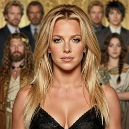 a hyper - realistic character concept art portrait of britney spears, depth of field background, artstation, award - winning realistic sci - fi concept art by jim burns and greg rutkowski, beksinski, a realism masterpiece, james gilleard, bruegel, alphonse mucha, and yoshitaka amano.