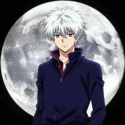 Ken Kaneki, on the moon, alone, Hiroaki Tsutsumi style