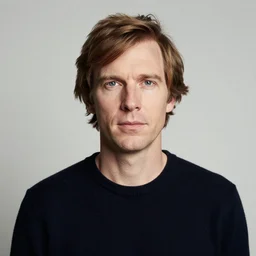portrait of a Scandinavian male by Annie Leibovitz