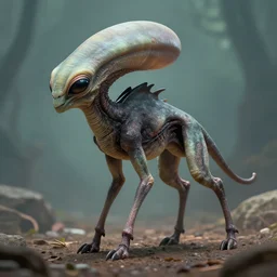 quadruped alien, no predators