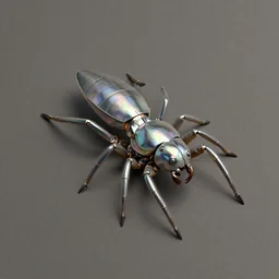 dichroic ant lion, (((artstation, concept art, smooth, sharp focus, artgerm, Tomasz Alen Kopera, Peter Mohrbacher, donato giancola, Joseph Christian Leyendecker, WLOP, Boris Vallejo))), octane render, unreal engine, 3d render, , octane render, nvidia raytracing demo, grainy, muted