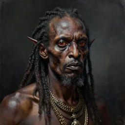 a detailed painting of papa legba, by john kenn mortensen, horror, dark, digital art, realistic painting, very detailed