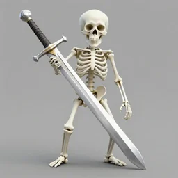 Skeleton with big sword