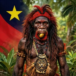 Papua New Guinea, artwork by Craig Mullins,Movie poster, detailed, trending on artstation