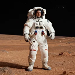 first man to step foot on mars