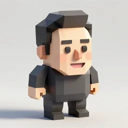 lowpoly elon musk