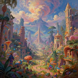 psychedelic trip, cinematic shot, epic composition, fine details, octane render, 8 k, depth of field, concept art, oil painting, digital art, deviantart artstation, extremely detailed, very sharp,
