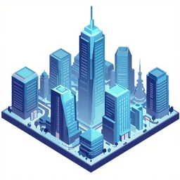 vaporwave videogame city wallpaper, isometric, low poly, large,